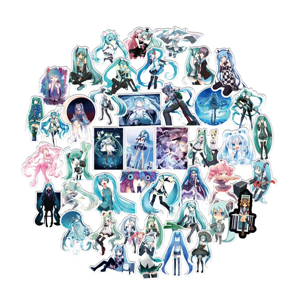 10/30/50pcs Cute Miku Cartoon Anime Graffiti Stickers For Kids Toys Luggage Laptop Ipad Skateboard Car Stickers Wholesale
10/30/50pcs Cute Miku Cartoon Anime Graffiti Stickers For Kids Toys Luggage Laptop Ipad Skateboard Car Stickers Wholesale