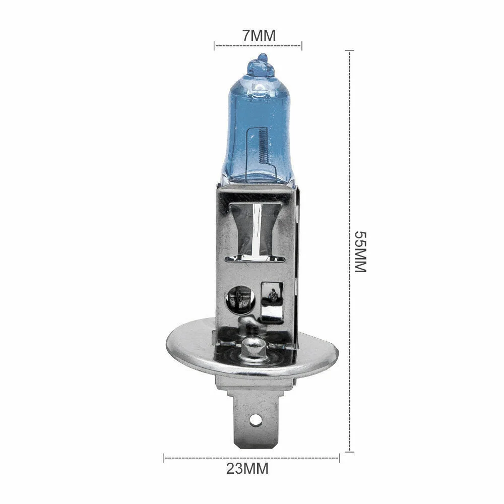 

Auto Halogen Headlights Parts Replacement Set Super Bright White 100W 12V 1Pcs 6000K Accessories Practical Useful