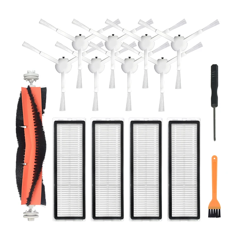 Fit For Xiaomi Dreame F9 Vacuum Cleaner Accessories Kit, Roller Brush Side Brush Filter Replacement Accessories,15 Pack
Fit For Xiaomi Dreame F9 Vacuum Cleaner Accessories Kit, Roller Brush Side Brush Filter Replacement Accessories,15 Pack