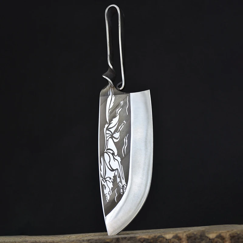 Longquan Kitchen Knives Handmade Forged 7Cr17MoV 8 Inch Very Sharp Chef Cleaver Slicing Butcher Knife Steel Handle Cooking Tools
Longquan Kitchen Knives Handmade Forged 7Cr17MoV 8 Inch Very Sharp Chef Cleaver Slicing Butcher Knife Steel Handle Cooking Tools