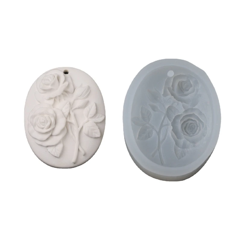 Aromatherapy Wax Silicone Mould for Wardrobe Car Pendant Decoration DIY Gypsum Plaster Molds Rose Pendant Resin Molds
Aromatherapy Wax Silicone Mould for Wardrobe Car Pendant Decoration DIY Gypsum Plaster Molds Rose Pendant Resin Molds