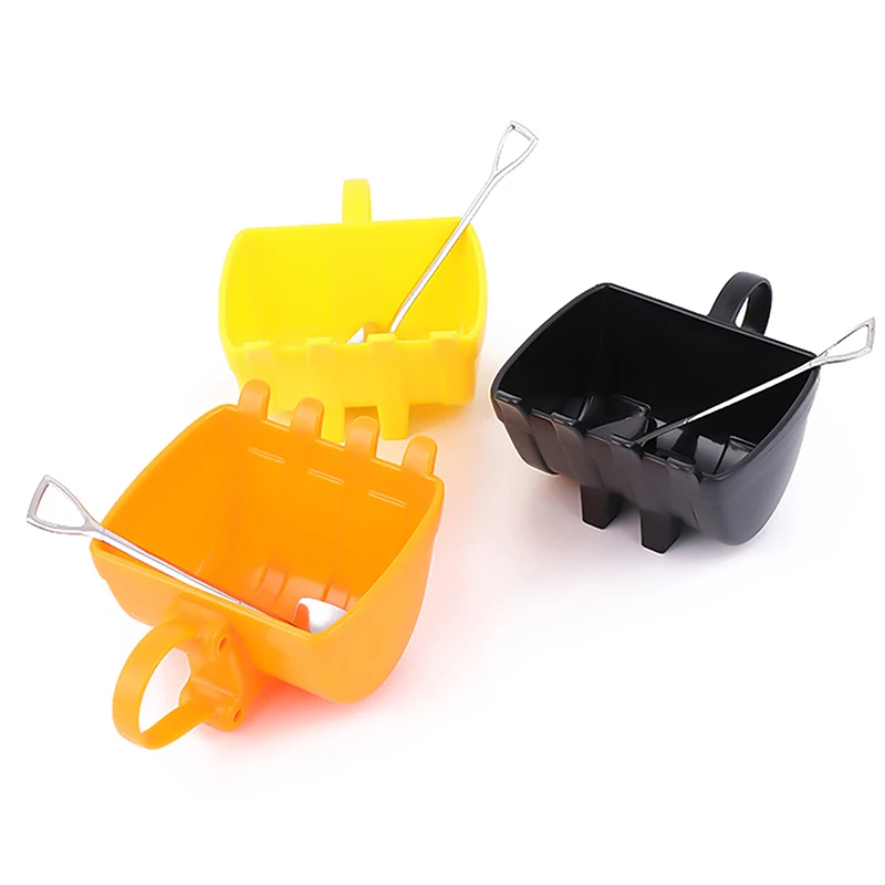 

Excavator Bucket Cup With Spade Shovel Spoon Funny Cup Digger Container Plastic Creative Cake Excavator Ashtray Bucket Cup