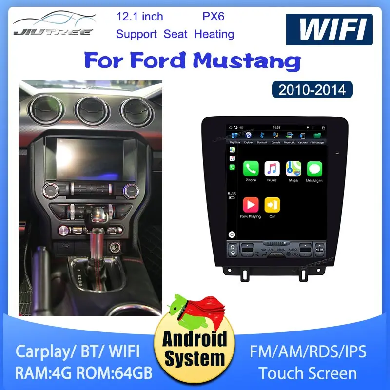 Автомобильный GPS-навигатор на Android, вертикальный экран в стиле Тесла для Ford Mustang 2010-2014, автомобильное радио, стерео, мультимедийный плеер, гол...
Автомобильный GPS-навигатор на Android, вертикальный экран в стиле Тесла для Ford Mustang 2010-2014, автомобильное радио, стерео, мультимедийный плеер, гол...