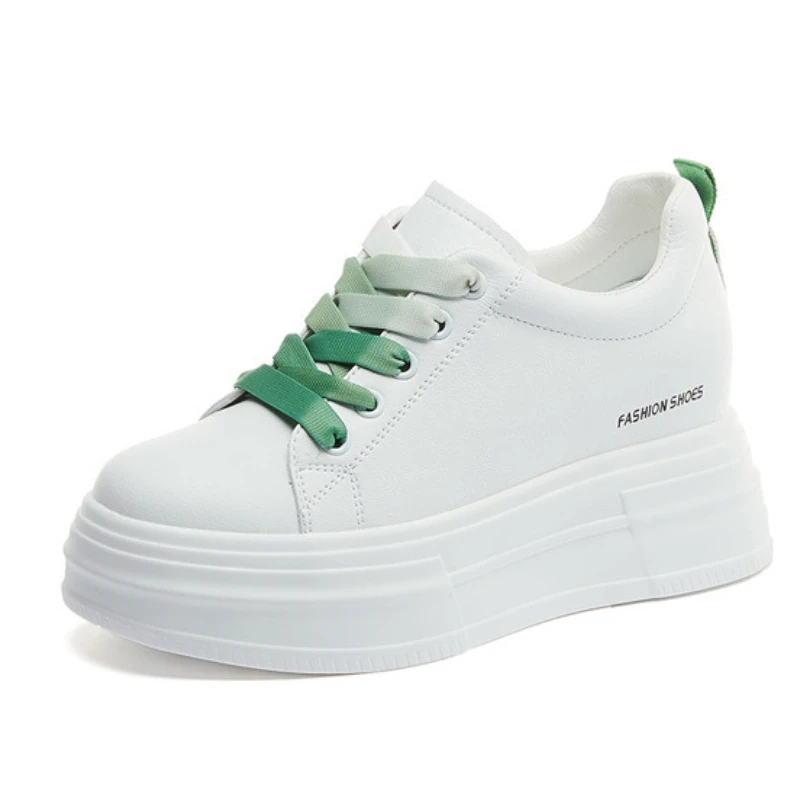 2022 New 7.5cm Genuine Leather Platform Wedge Sneakers Women Shoes White Spring Autumn Summer Shoes Breathable Comfy
2022 New 7.5cm Genuine Leather Platform Wedge Sneakers Women Shoes White Spring Autumn Summer Shoes Breathable Comfy