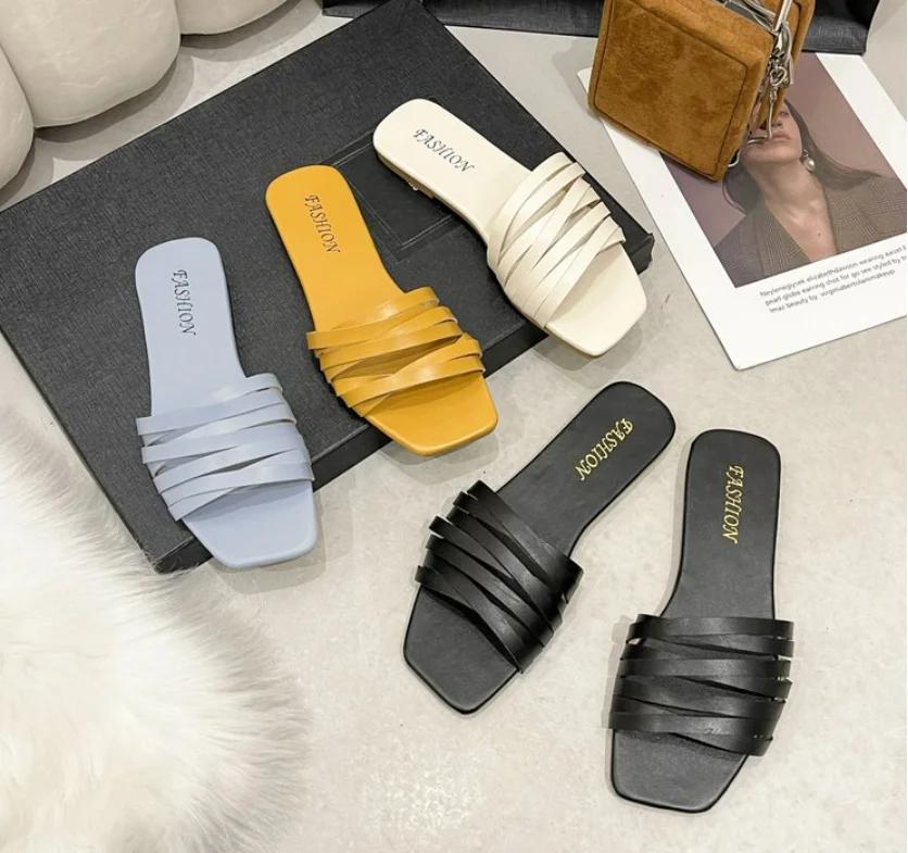 New Summer Sandals for Women Flat Open Toe Outdoor Ladies Slippers Fashion Indoor Outdoor Beach Flip-flops Plus Size 42
New Summer Sandals for Women Flat Open Toe Outdoor Ladies Slippers Fashion Indoor Outdoor Beach Flip-flops Plus Size 42