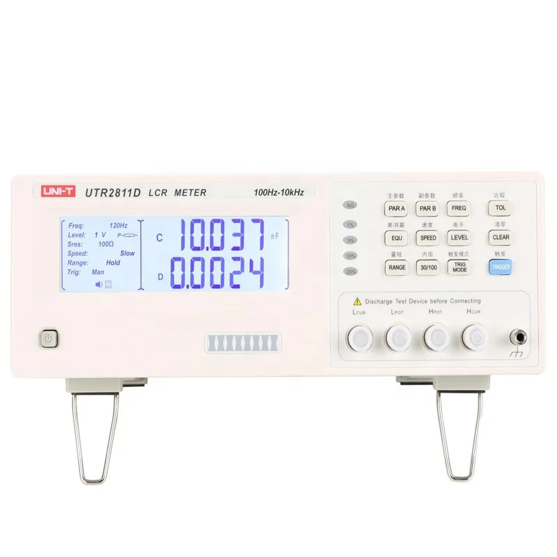 UTR2811D LCR digital bridge 10kHz Resistance Capacitance Inductance Meter Electronics Measuring High Precision Tester
UTR2811D LCR digital bridge 10kHz Resistance Capacitance Inductance Meter Electronics Measuring High Precision Tester