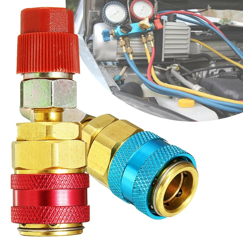 2pcs Quick Coupler Adapter R134 Car A/C Air Condition Low/High Quick Extension Adapters M S Auto Air Conditioning Car Accessorie
2pcs Quick Coupler Adapter R134 Car A/C Air Condition Low/High Quick Extension Adapters M S Auto Air Conditioning Car Accessorie