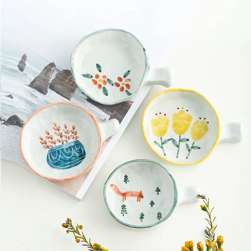 Cute Japanese Style Sauce Dish Soy Sauce and Vinegar Sauce Dish Dish Creative Ceramic Tableware Saucer Chopsticks
Cute Japanese Style Sauce Dish Soy Sauce and Vinegar Sauce Dish Dish Creative Ceramic Tableware Saucer Chopsticks