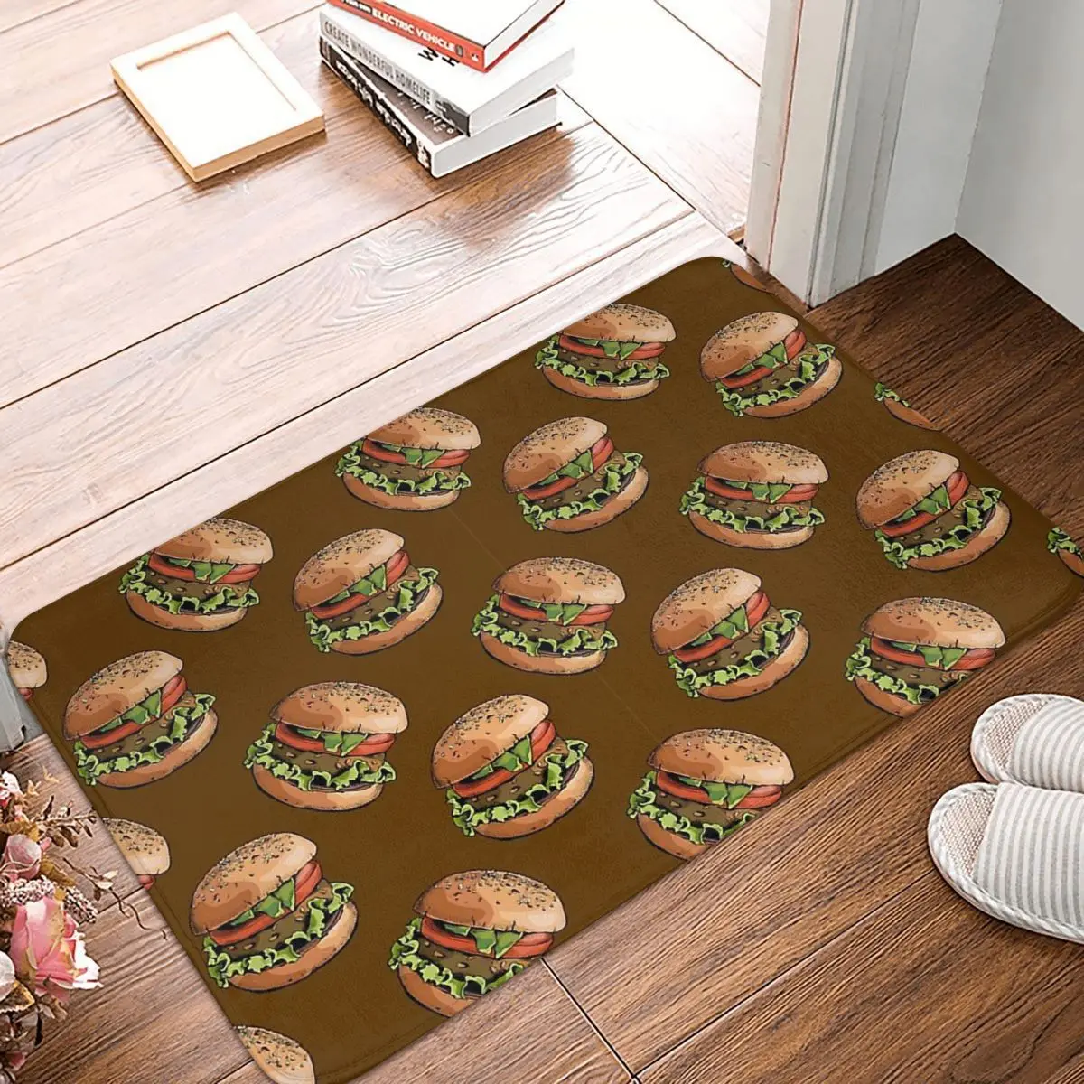 Food Lover Art Non-slip Doormat Living Room Mat Cartoon Hamburger Pattern Balcony Carpet Welcome Rug Bedroom Decorative
Food Lover Art Non-slip Doormat Living Room Mat Cartoon Hamburger Pattern Balcony Carpet Welcome Rug Bedroom Decorative