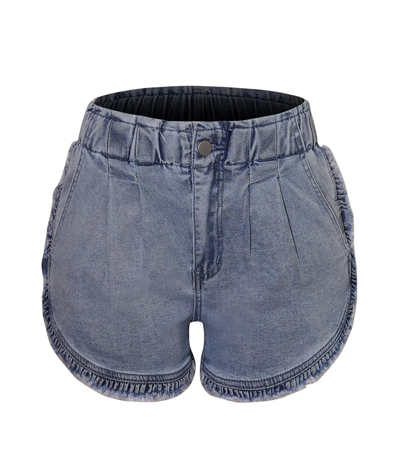 2022 Fashion New Summer Women's Stretch Ruffle Shorts Ladies High Street Casual Commuter Jeans Shorts Lady
2022 Fashion New Summer Women's Stretch Ruffle Shorts Ladies High Street Casual Commuter Jeans Shorts Lady