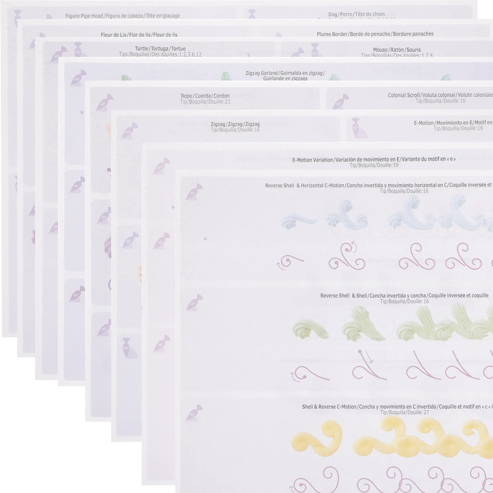 23 Sheets Paper Drawings Cake Decorating Accessories Biscuits Pastry Piping DIY Cream Cakes Practical Reusable Supplies Kit
23 Sheets Paper Drawings Cake Decorating Accessories Biscuits Pastry Piping DIY Cream Cakes Practical Reusable Supplies Kit