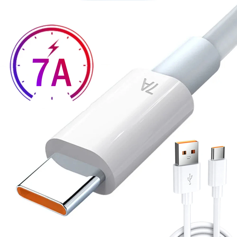 USB-кабель для быстрой зарядки 7A, Тип C, шнур для быстрой передачи данных, USB-кабели для зарядки Xiaomi, Samsung, Huawei, 66 Вт, зарядный шнур
USB-кабель для быстрой зарядки 7A, Тип C, шнур для быстрой передачи данных, USB-кабели для зарядки Xiaomi, Samsung, Huawei, 66 Вт, зарядный шнур