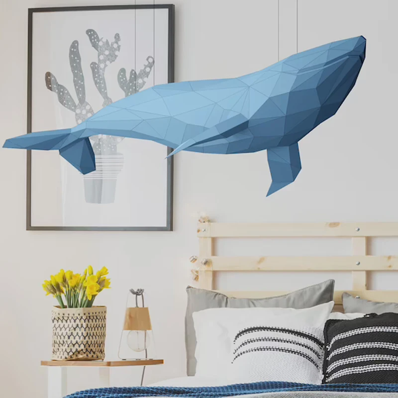 3D Paper Model 1.1 M Whale Marine Handmade Creative DIY Paper Model Ornaments Photography Home Decoration Model Birthday Gift
3D Paper Model 1.1 M Whale Marine Handmade Creative DIY Paper Model Ornaments Photography Home Decoration Model Birthday Gift