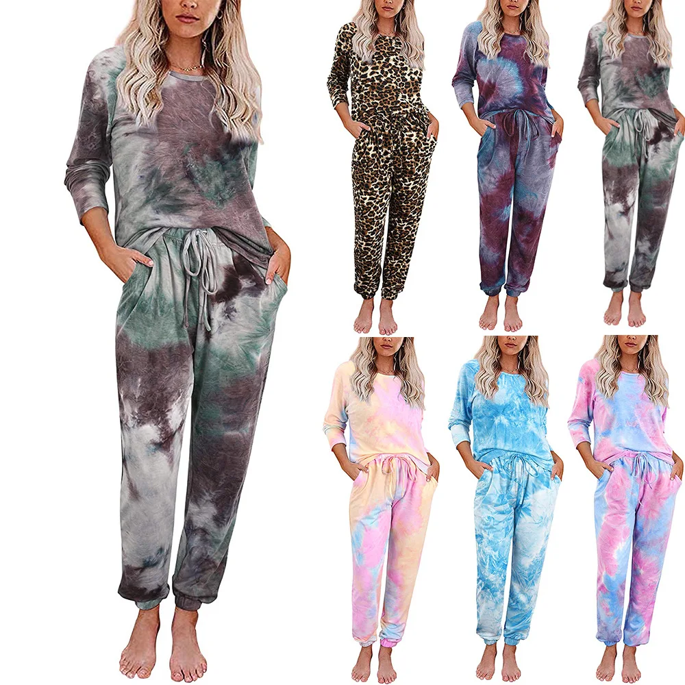 2022 New Outdoor Women's Suit Autumn and Winter Casual Tie Dye Printed Long Sleeves Pants Slit Women's Dress
2022 New Outdoor Women's Suit Autumn and Winter Casual Tie Dye Printed Long Sleeves Pants Slit Women's Dress