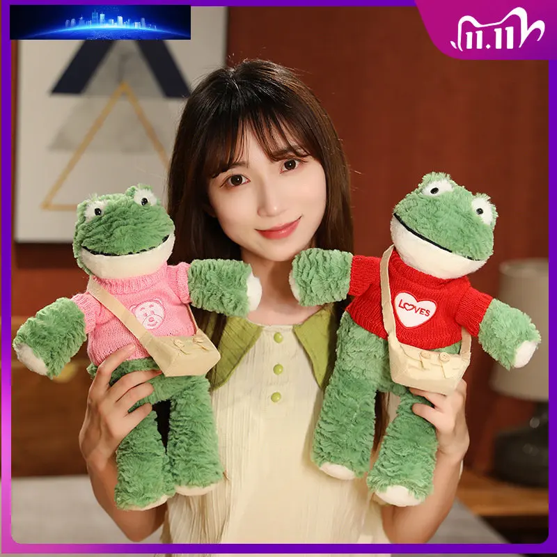 Snuggly Big Frog Plush Toy Stuffed Eyes Animals Frog Soft Sweater Crossbody Bag Kid Birthday Christmas Gift for Girls Boys Xmas
Snuggly Big Frog Plush Toy Stuffed Eyes Animals Frog Soft Sweater Crossbody Bag Kid Birthday Christmas Gift for Girls Boys Xmas