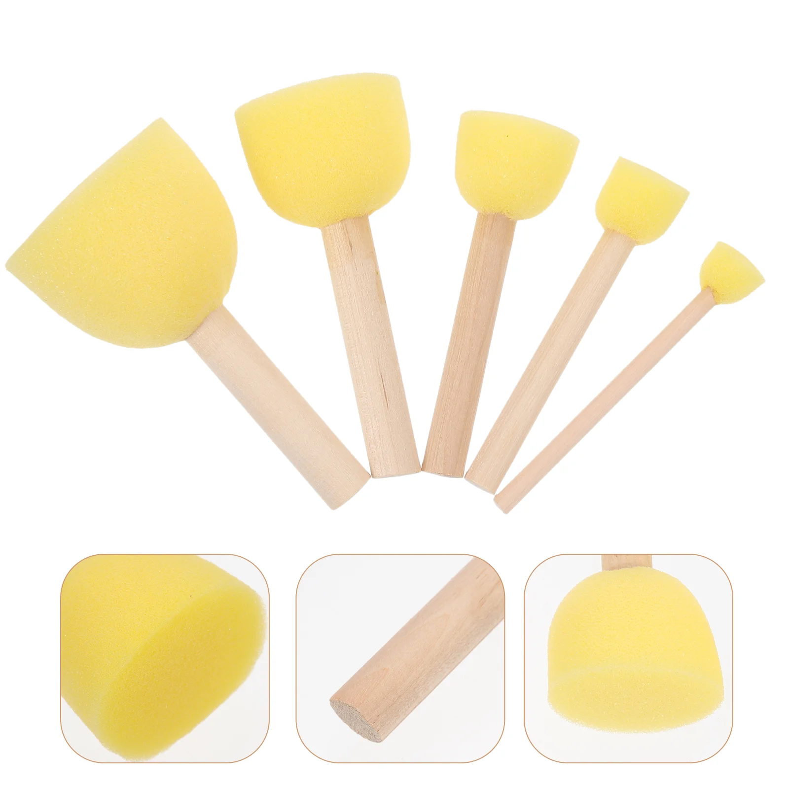 25 Pcs Foam Brush Painting Brush Foam Supplies Drawing Stamps Mushroom Head Kids Brush Brushes Tools Child
25 Pcs Foam Brush Painting Brush Foam Supplies Drawing Stamps Mushroom Head Kids Brush Brushes Tools Child