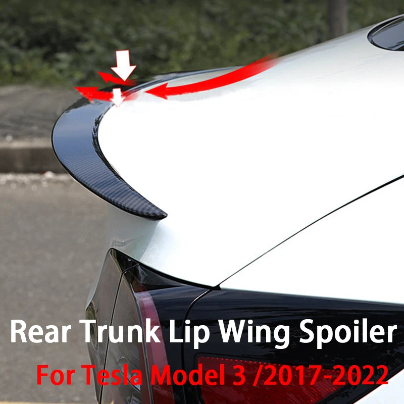 For Tesla Model 3 2017-2022 Car Spoiler ABS Carbon Fiber Car Styling Wing Rear Trunk Lip Wing Car Accessories Rear Trunk Spoiler
For Tesla Model 3 2017-2022 Car Spoiler ABS Carbon Fiber Car Styling Wing Rear Trunk Lip Wing Car Accessories Rear Trunk Spoiler