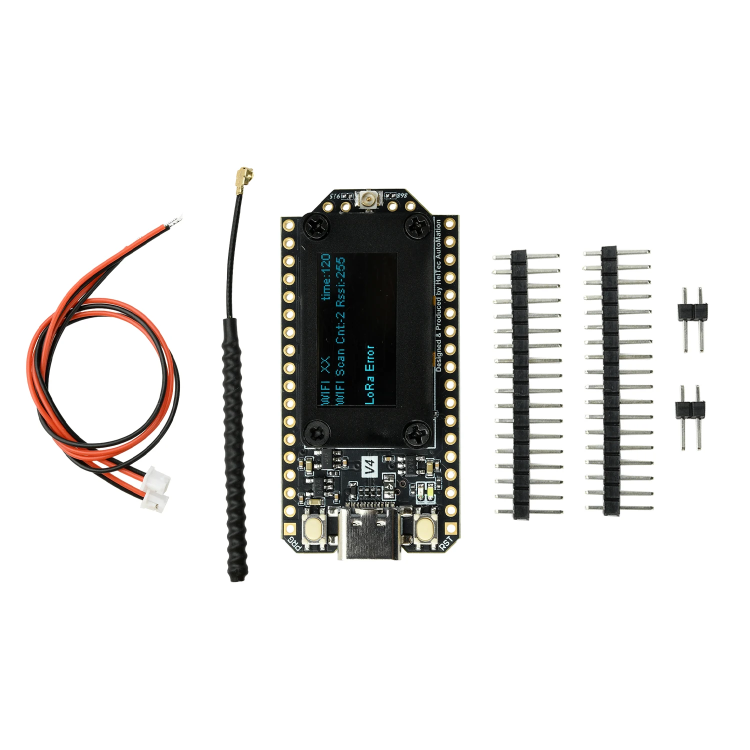 Aideepen Dev-Board Heltec WiFi LoRa 32 V4 с OLED-дисплеем
Aideepen Dev-Board Heltec WiFi LoRa 32 V4 с OLED-дисплеем