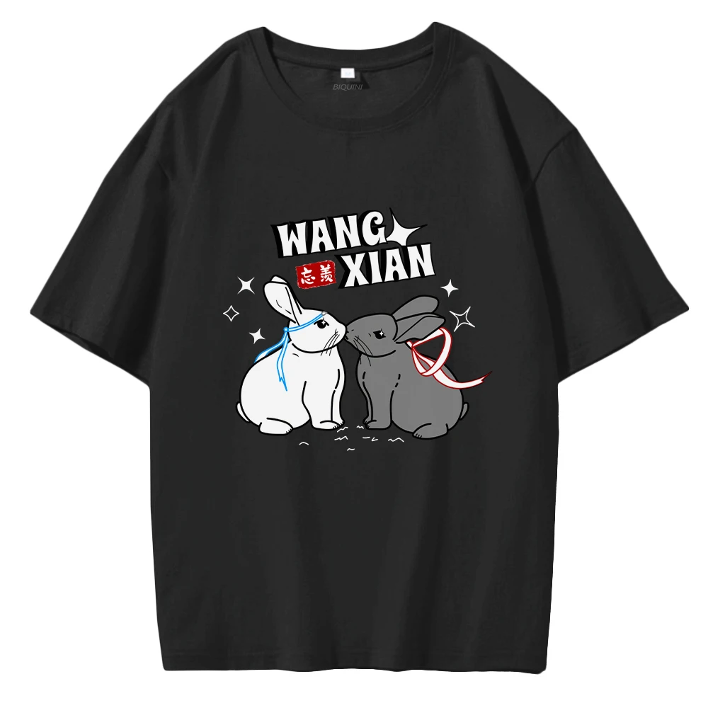 2022 New Mo Dao Zu Shi Tshirt Cute Bunny T Shirts Summer Kawaii Aesthetic Camiseta 100% Cotton Untamed Women Tees Casual Ulzzang
2022 New Mo Dao Zu Shi Tshirt Cute Bunny T Shirts Summer Kawaii Aesthetic Camiseta 100% Cotton Untamed Women Tees Casual Ulzzang