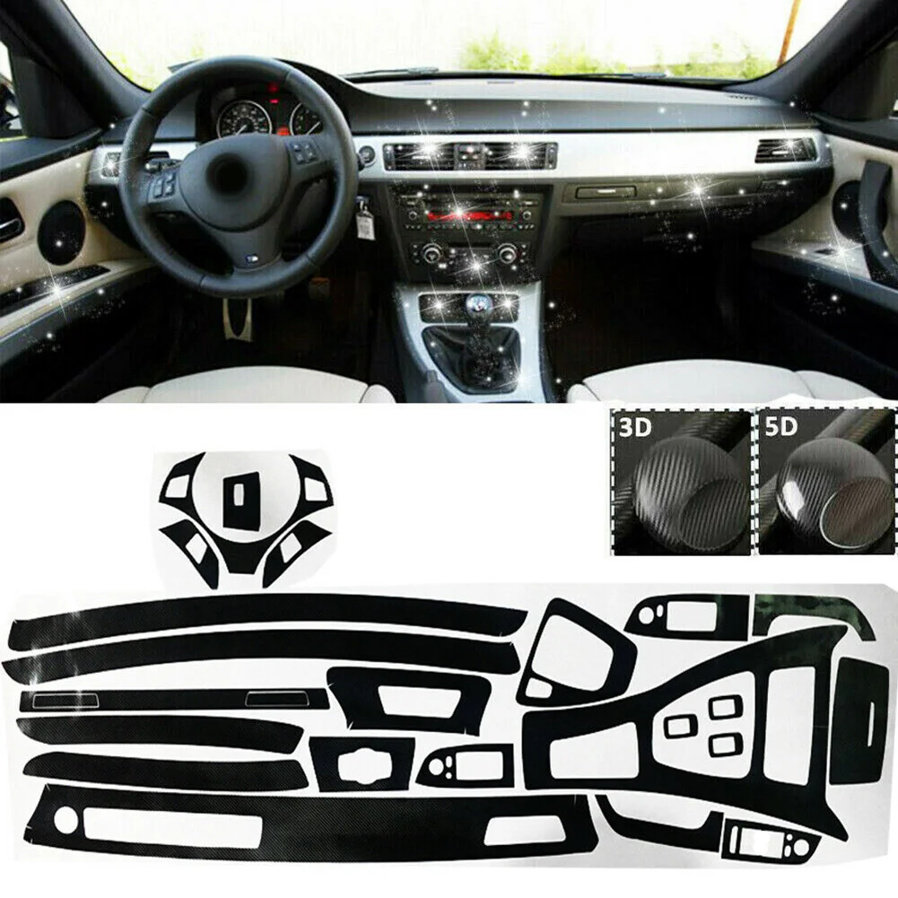 Car Interior Decal Trim 5D Carbon Fiber High Quality Trim Vinyl Sticker For BMW E90 2005-2012 Auto Accessories
Car Interior Decal Trim 5D Carbon Fiber High Quality Trim Vinyl Sticker For BMW E90 2005-2012 Auto Accessories
