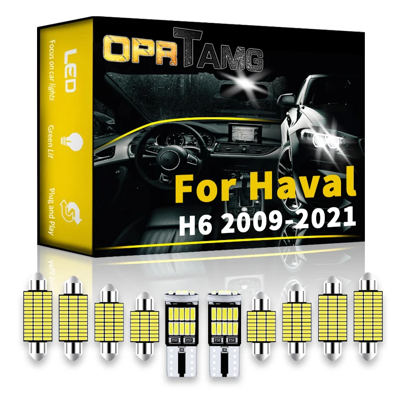 OPRTAMG Interior LED For Haval H6 1994-2016 2018 2020 2021 2022 Car Vehicle LED Bulb Indoor Interior Dome Map Trunk Light Kit
OPRTAMG Interior LED For Haval H6 1994-2016 2018 2020 2021 2022 Car Vehicle LED Bulb Indoor Interior Dome Map Trunk Light Kit