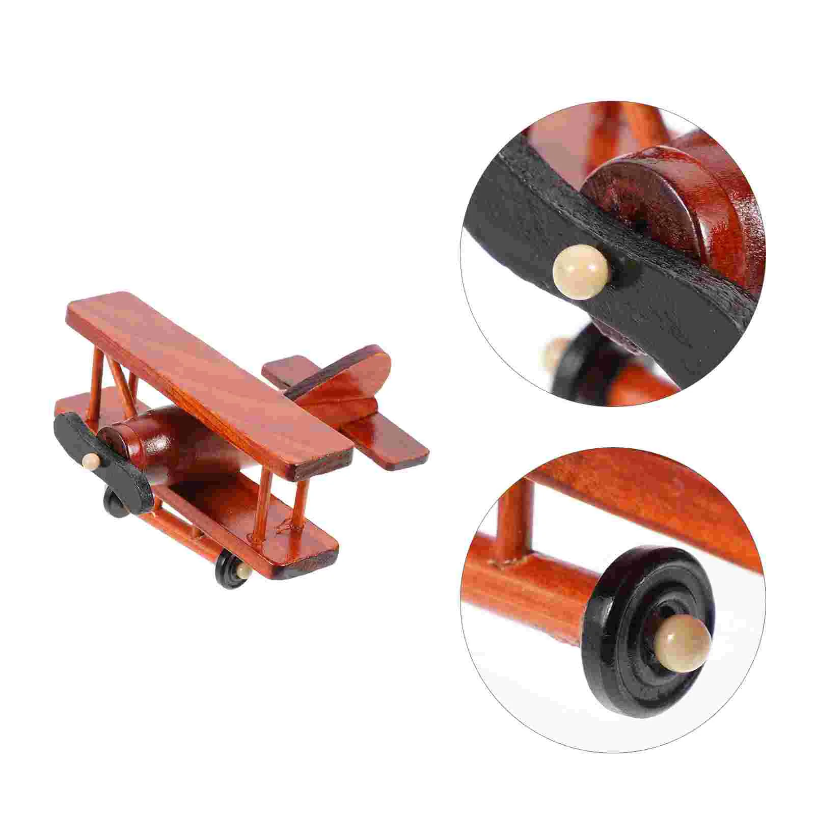 Airplane Model Ornament Creative Wood Decor Adornment Cabinet Decoration Wooden Crafts Desktop 
Airplane Model Ornament Creative Wood Decor Adornment Cabinet Decoration Wooden Crafts Desktop