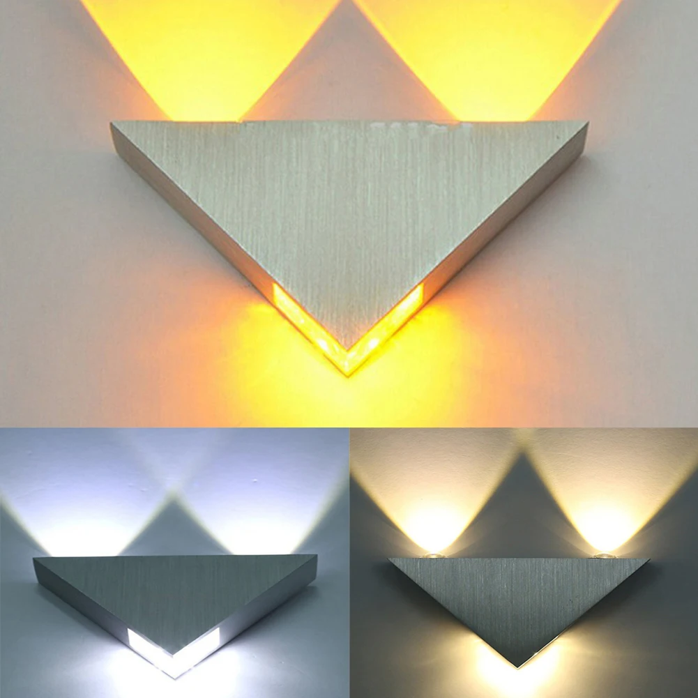 Modern Led Wall Lamp 3W Aluminum Body Triangle Wall Light For Bedroom Home Lighting Luminaire Bathroom Light Fixture Wall Sconce
Modern Led Wall Lamp 3W Aluminum Body Triangle Wall Light For Bedroom Home Lighting Luminaire Bathroom Light Fixture Wall Sconce