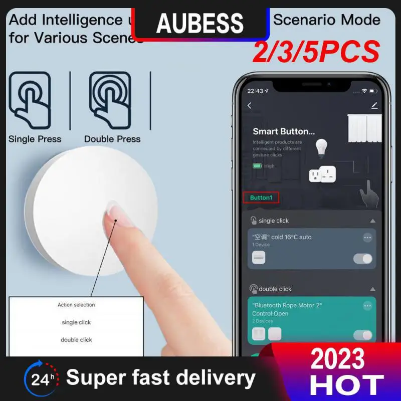 2/3/5PCS Low Energy Consumption Tuya Zigbee 3.0 Wifi Smart Light Switch Devices Work Together Scene Switch Battery Powered
2/3/5PCS Low Energy Consumption Tuya Zigbee 3.0 Wifi Smart Light Switch Devices Work Together Scene Switch Battery Powered