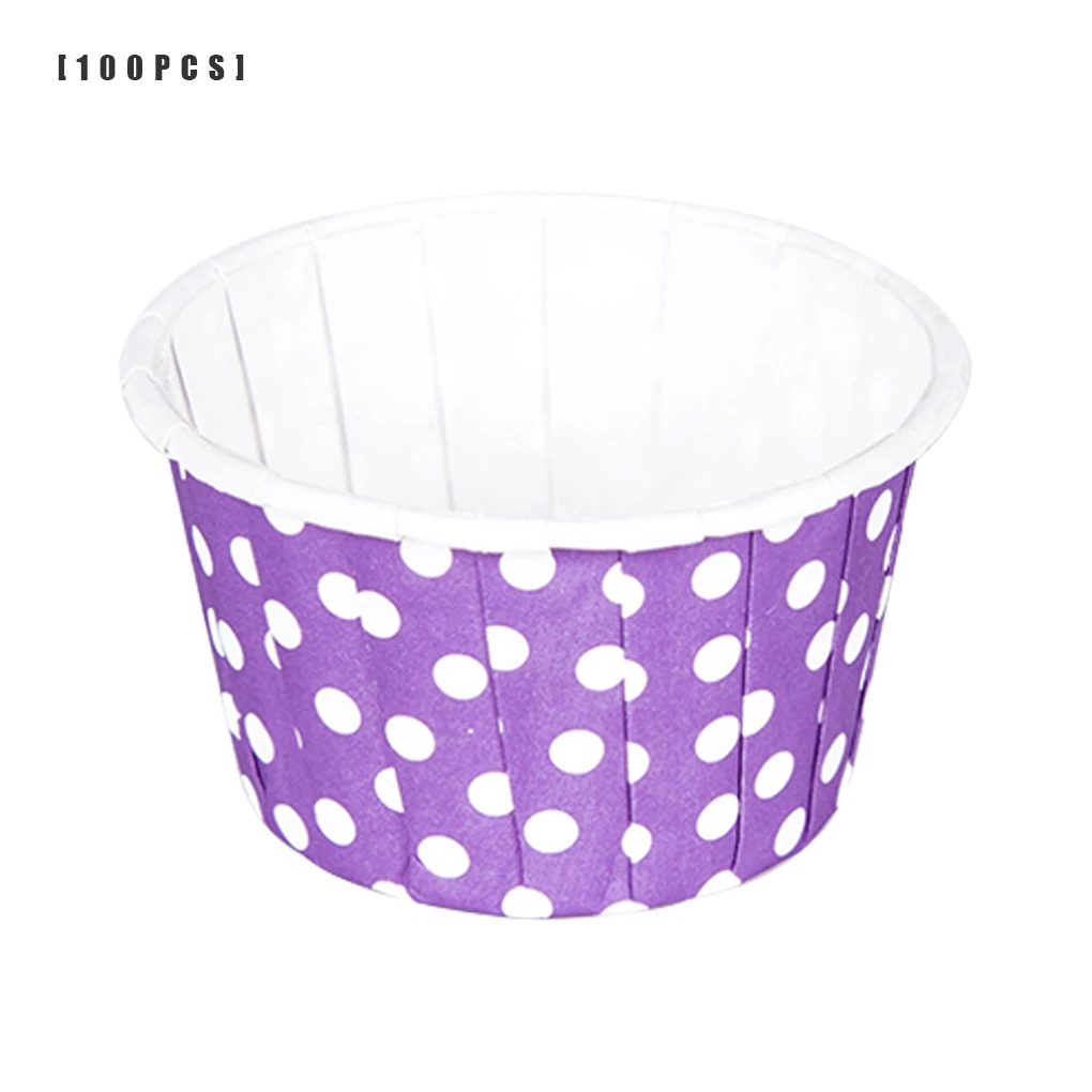 100pcs Cakecups High Temperature Resistance Baking Cups Waterproof Disposable Cake Molds Coated Paper Cakecups
100pcs Cakecups High Temperature Resistance Baking Cups Waterproof Disposable Cake Molds Coated Paper Cakecups