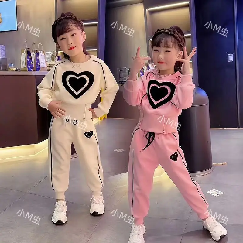 Girls Clothing Sets Kids Casual Sweatshirt+pant 2pcs Suit 2023 Spring Autumn Tracksuit Children's Thicken Printing Sportswear
Girls Clothing Sets Kids Casual Sweatshirt+pant 2pcs Suit 2023 Spring Autumn Tracksuit Children's Thicken Printing Sportswear