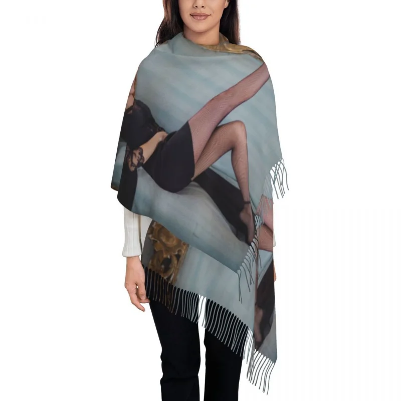 Pretty Mylene Farmer Scarf Wrap for Women Long Winter Fall Warm Tassel Shawl Unisex French Singer Scarves
Pretty Mylene Farmer Scarf Wrap for Women Long Winter Fall Warm Tassel Shawl Unisex French Singer Scarves