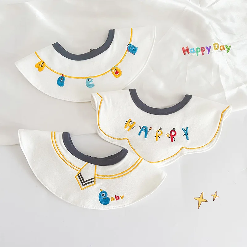 INS Style 3Pcs Set Baby Bibs Pure Cotton Waterproof Cute Cartoon Embroidery Burp Cloths Saliva Towel Accessories Fake Collar
INS Style 3Pcs Set Baby Bibs Pure Cotton Waterproof Cute Cartoon Embroidery Burp Cloths Saliva Towel Accessories Fake Collar