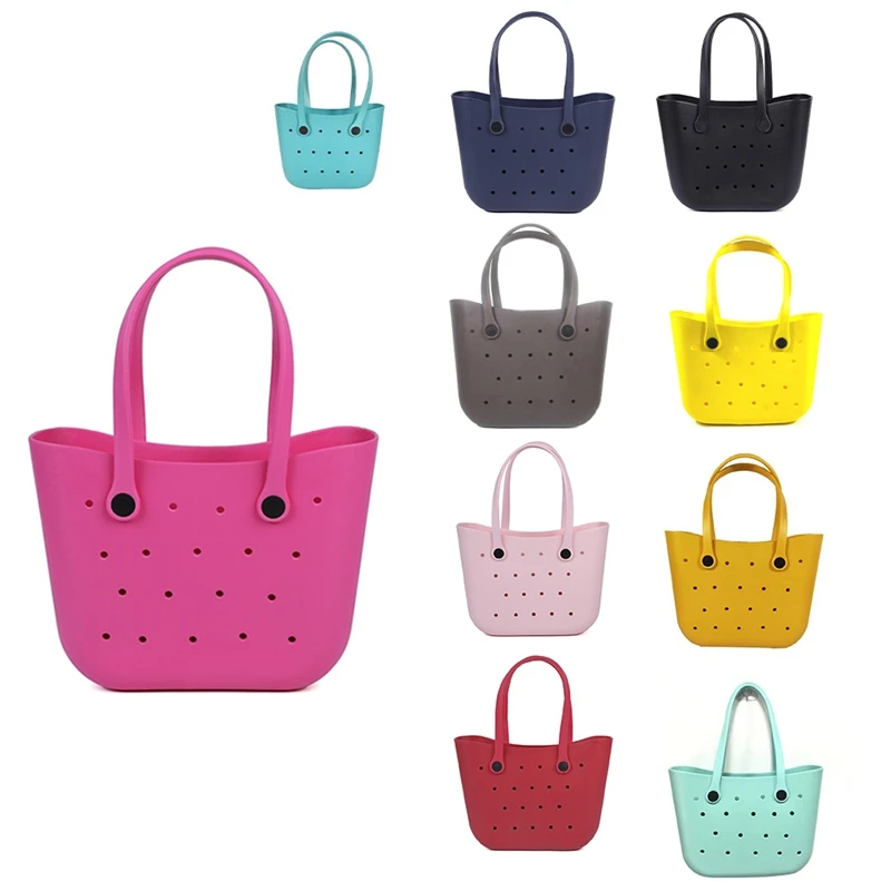 Solid Color Beach Bags New Fashion Design Handbags EVA Holiday Casual Beach Tote Bags Hole Bag
Solid Color Beach Bags New Fashion Design Handbags EVA Holiday Casual Beach Tote Bags Hole Bag