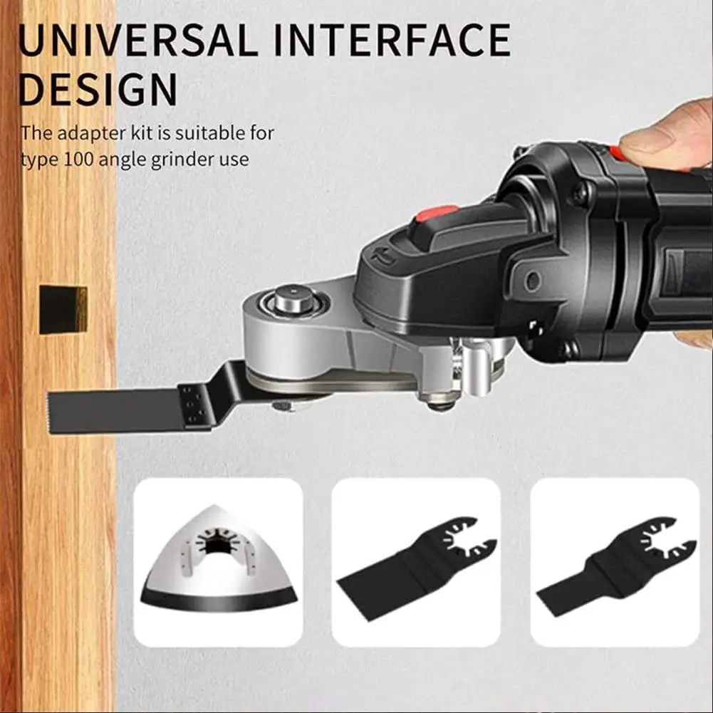 M10/M14 Thread Angle Grinder Conversion Head Adapter with Power Oscillating Tool for Type 100 115 125 Angle Grinder Accessories
M10/M14 Thread Angle Grinder Conversion Head Adapter with Power Oscillating Tool for Type 100 115 125 Angle Grinder Accessories