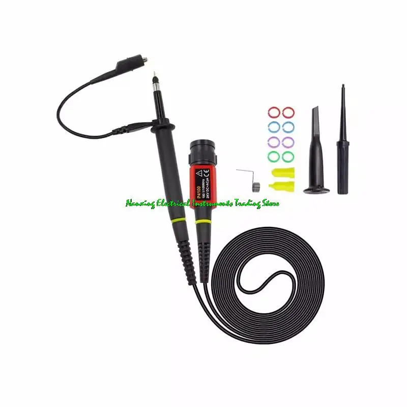 P4100/P4250 Oscilloscope Probe 100:1 High Voltage Withstand 2KV 100MHz/250MHz for oscilloscope
P4100/P4250 Oscilloscope Probe 100:1 High Voltage Withstand 2KV 100MHz/250MHz for oscilloscope