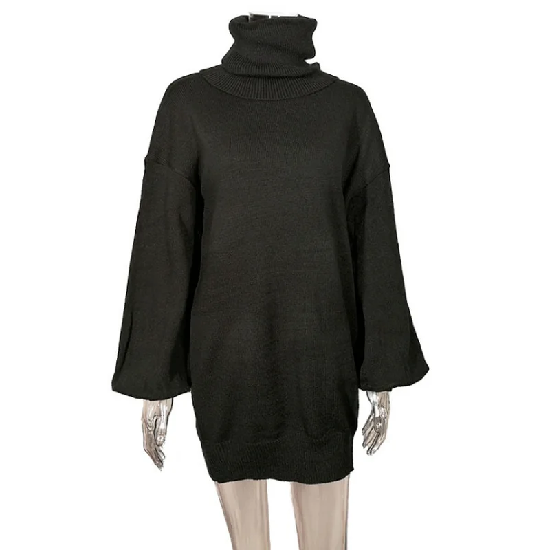New Women's Casual Fall/winter Style Large Size Loose High Neck Long High Neck Solid Color Elegant Sweater Women's Sweater Dress
New Women's Casual Fall/winter Style Large Size Loose High Neck Long High Neck Solid Color Elegant Sweater Women's Sweater Dress