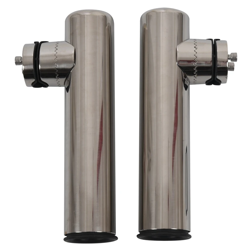 2Pcs Boat Stainless Steel Clamp On Fishing Rod Holder Rails 7/8 Inch To 1 Inch Tube Ship Stainless Steel Rod Frame Adjustable Bo
2Pcs Boat Stainless Steel Clamp On Fishing Rod Holder Rails 7/8 Inch To 1 Inch Tube Ship Stainless Steel Rod Frame Adjustable Bo