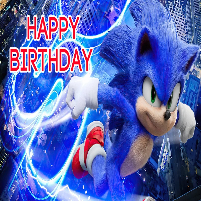 Blue Sky Castles Sonic Happy Birthday Backdrop Speed Boy Hero Kids Birthday Party Table Decor Background Photo Poster
Blue Sky Castles Sonic Happy Birthday Backdrop Speed Boy Hero Kids Birthday Party Table Decor Background Photo Poster