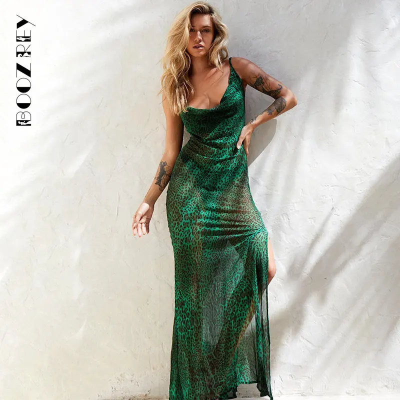 BoozRey Summer Leopard Backless Deep V Maxi Dress Women Sexy Vocation Bodycon Dress Beach Outfit Elegant Straps Party Robe Dress
BoozRey Summer Leopard Backless Deep V Maxi Dress Women Sexy Vocation Bodycon Dress Beach Outfit Elegant Straps Party Robe Dress