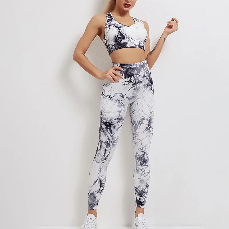 Seamless Tie-Dyed Yoga Sets for Women Sports Fitness High Waist Hip Raise Pants Cutout Bra Suit Workout Clothes Gym Leggings Set
Seamless Tie-Dyed Yoga Sets for Women Sports Fitness High Waist Hip Raise Pants Cutout Bra Suit Workout Clothes Gym Leggings Set