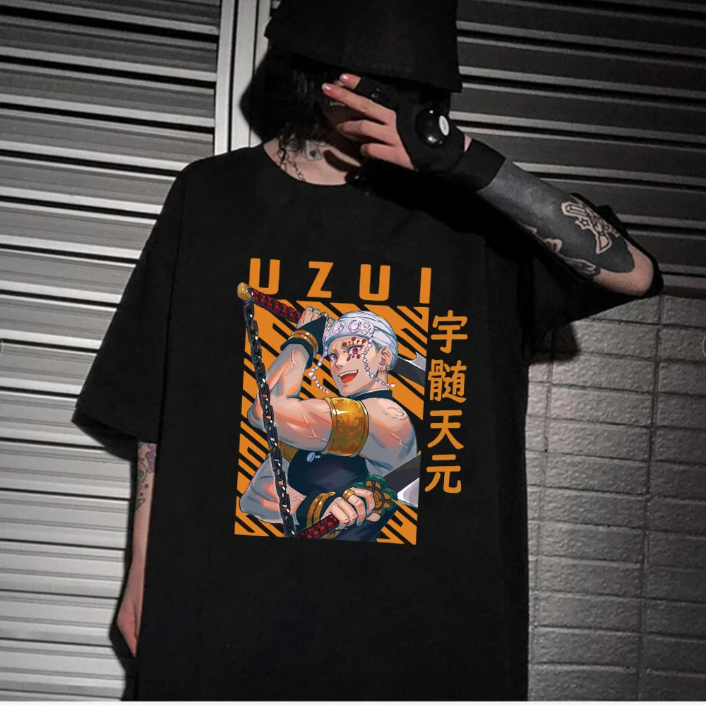 2022 Hot Sale Anime T-shirt Demon Slayer Uzui Tengen Print Top Fashion Man Woman T-Shirt Short Sleeves Casual Streetwear
2022 Hot Sale Anime T-shirt Demon Slayer Uzui Tengen Print Top Fashion Man Woman T-Shirt Short Sleeves Casual Streetwear