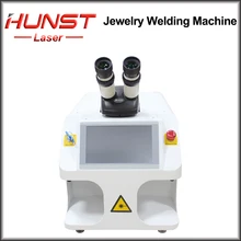 Hunst Jewelry Laser Welding Machine 80W Soldering Mini Portable Fiber Laser Welder Gold Silver Titanium Metal Rings Necklace