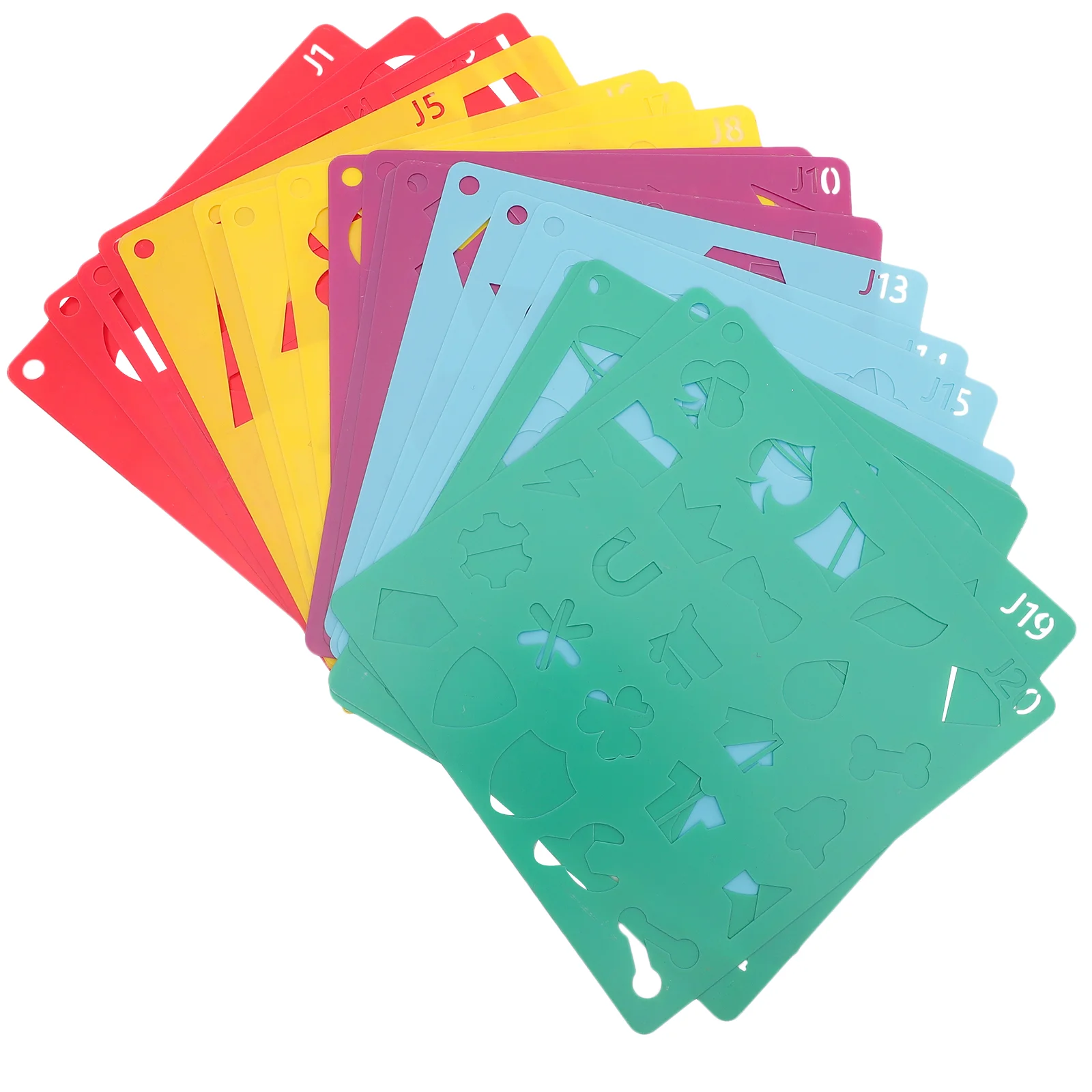 20 листов, Детские геометрические трафареты для рисования
20 листов, Детские геометрические трафареты для рисования