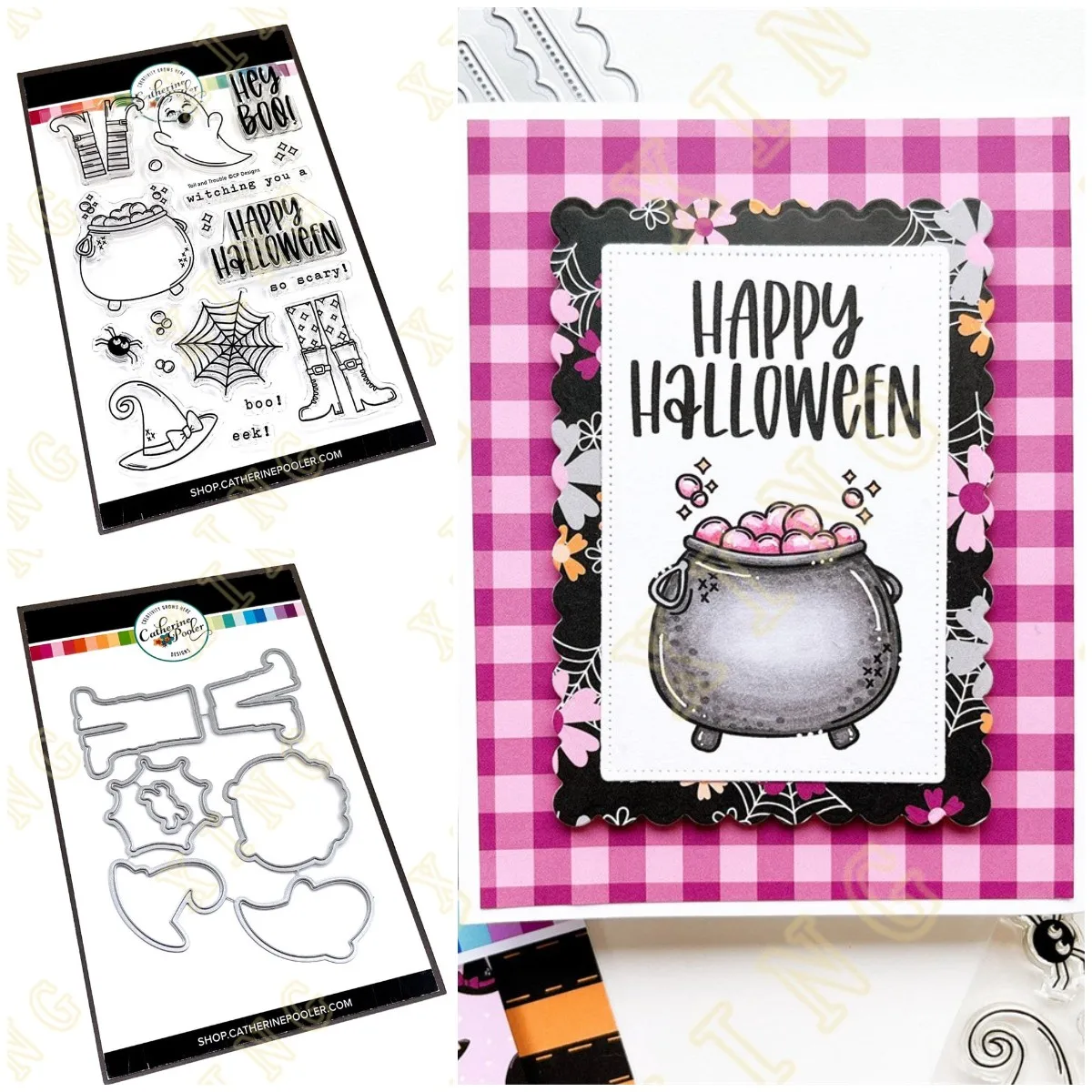 Toil & Trouble Metal Cutting Dies Clear Stamps Scrapbook Diary Secoration Embossing Stencil Template Diy Greeting Card Handmade 
Toil & Trouble Metal Cutting Dies Clear Stamps Scrapbook Diary Secoration Embossing Stencil Template Diy Greeting Card Handmade