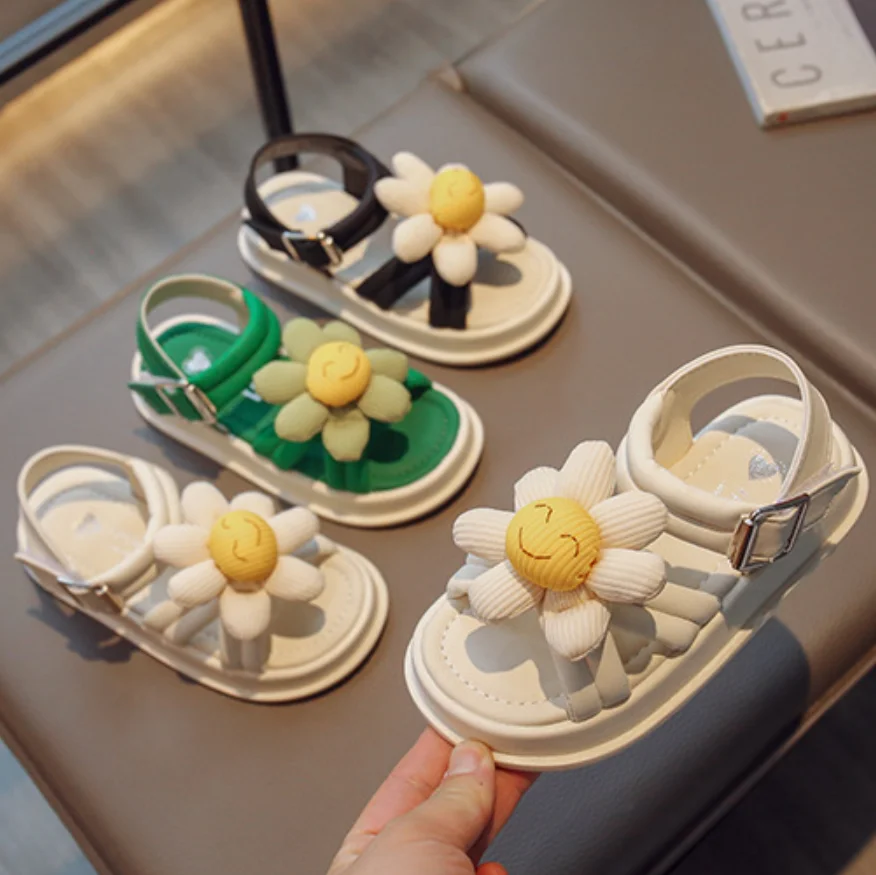 Summer New Children Girls Happy Flower Sandals NON-SLIP Comfortable Beach Shoes SOFT Kids Open Toe Sandals Shoes for girls
Summer New Children Girls Happy Flower Sandals NON-SLIP Comfortable Beach Shoes SOFT Kids Open Toe Sandals Shoes for girls