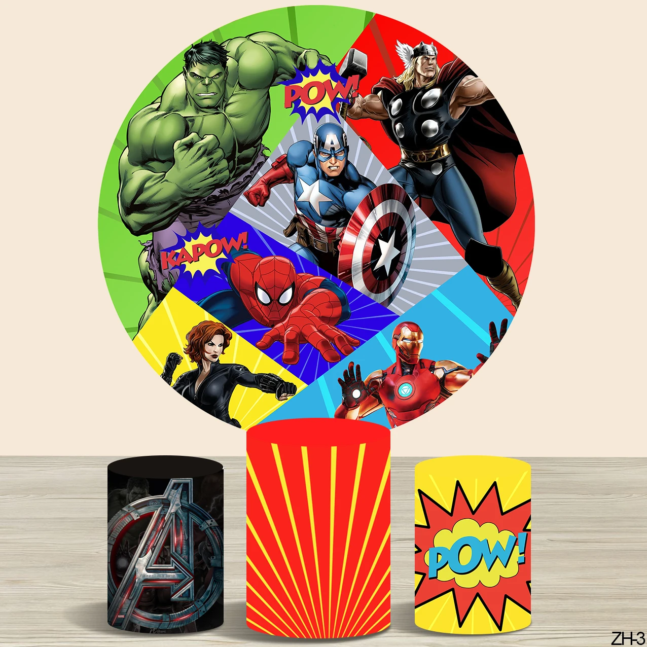 The Avengers Superhero Spiderman Round Background for Boys Birthday Party Studio Booth Props Circle Backdrop Cylinders Covers
The Avengers Superhero Spiderman Round Background for Boys Birthday Party Studio Booth Props Circle Backdrop Cylinders Covers