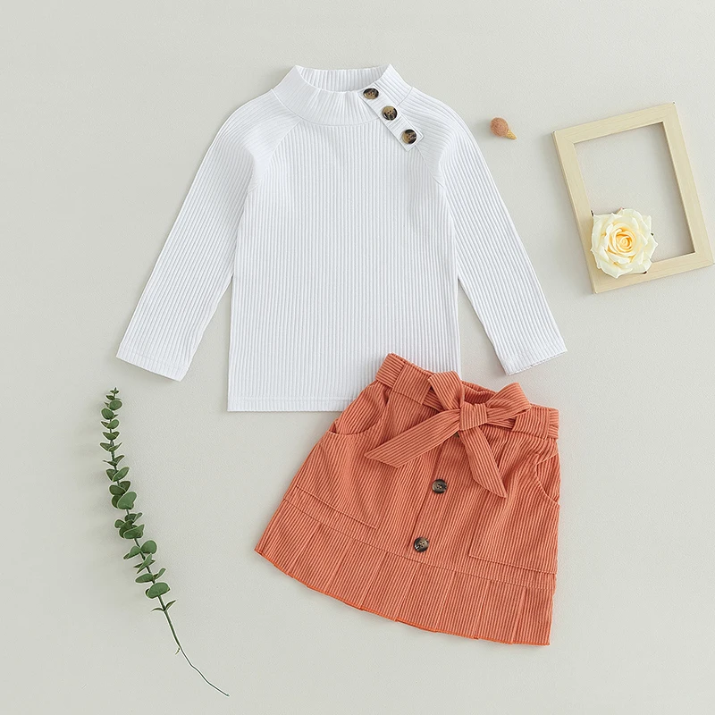 Детская одежда для маленьких девочек, комплект из топа с длинным рукавом и юбки, одежда для маленьких девочек, юбка, наряд
Детская одежда для маленьких девочек, комплект из топа с длинным рукавом и юбки, одежда для маленьких девочек, юбка, наряд