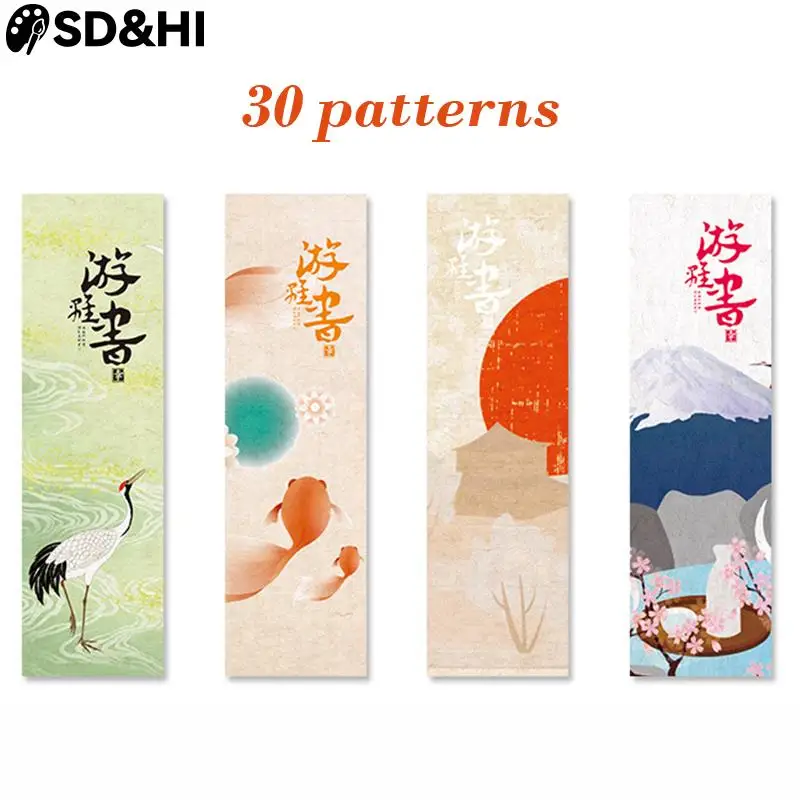 30Pcs/Pack Vintage Japanese Style Bookmark Kawaii Retro School Paper Book Marks For Students Cute Reading Stationery Materials
30Pcs/Pack Vintage Japanese Style Bookmark Kawaii Retro School Paper Book Marks For Students Cute Reading Stationery Materials