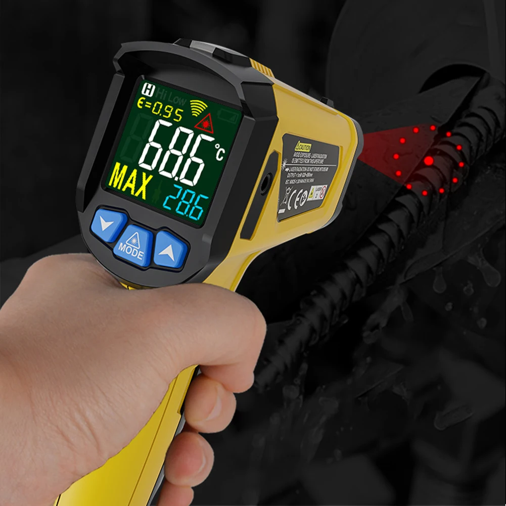 Temperature Meter Handheld High Temperature Meter Non-contact High Precision Backlight 800A 800B 800C for Industrial Household
Temperature Meter Handheld High Temperature Meter Non-contact High Precision Backlight 800A 800B 800C for Industrial Household