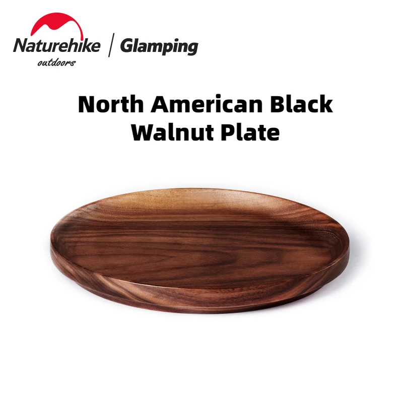 Naturehike Outdoor Portable Tableware Ultralight 225g Black Walnut Wood Plate Camping Picnic Party Salad Fruits Dinner Plate 
Naturehike Outdoor Portable Tableware Ultralight 225g Black Walnut Wood Plate Camping Picnic Party Salad Fruits Dinner Plate